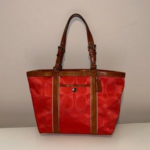 Coach Purse-Coral